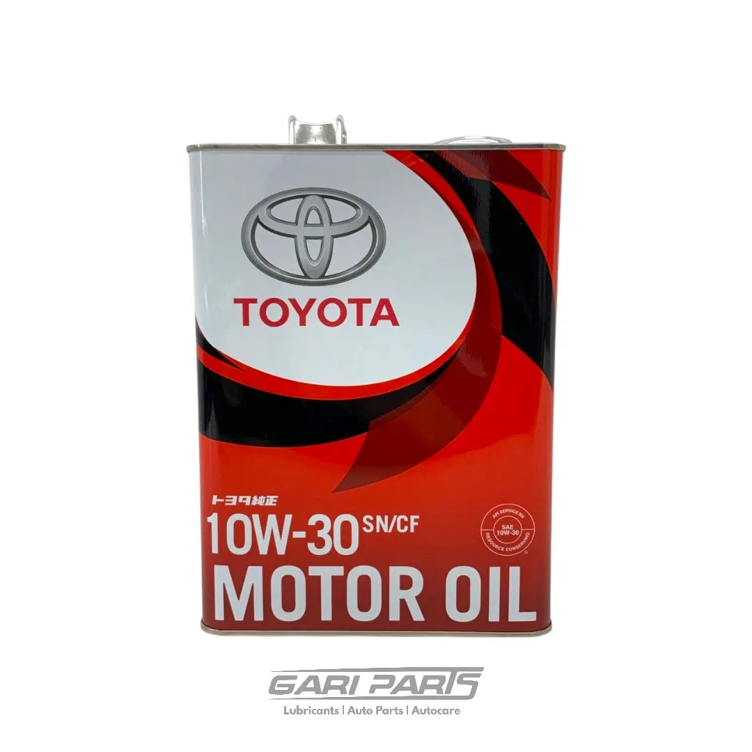 10W-30 TOYOTA GENUINE TIN RED MULTI GRADE API SN PETROL ENGINE MOTOR OIL GENUINE BUY FROM GARIPARTS