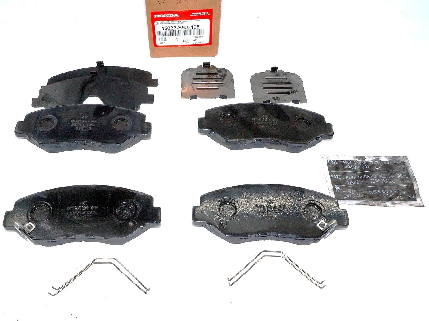 HONDA NEW CIVIC 17-ON GENUINE BRAKE PADS REAR 43022-TBA-A03 / A00