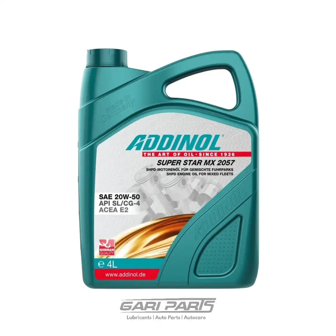 20W-50 ADDINOL Super Star MX 2057 ACEA E2 SL API SL PETROL ENGINE MOTOR OIL GENUINE BUY FROM GARIPARTS