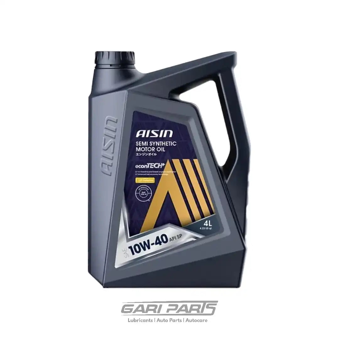 10W-40 AISIN SEMI SYNTHETIC SN+ MADE IN KOREA API SN+ PETROL ENGINE MOTOR OIL GENUINE BUY FROM GARIPARTS