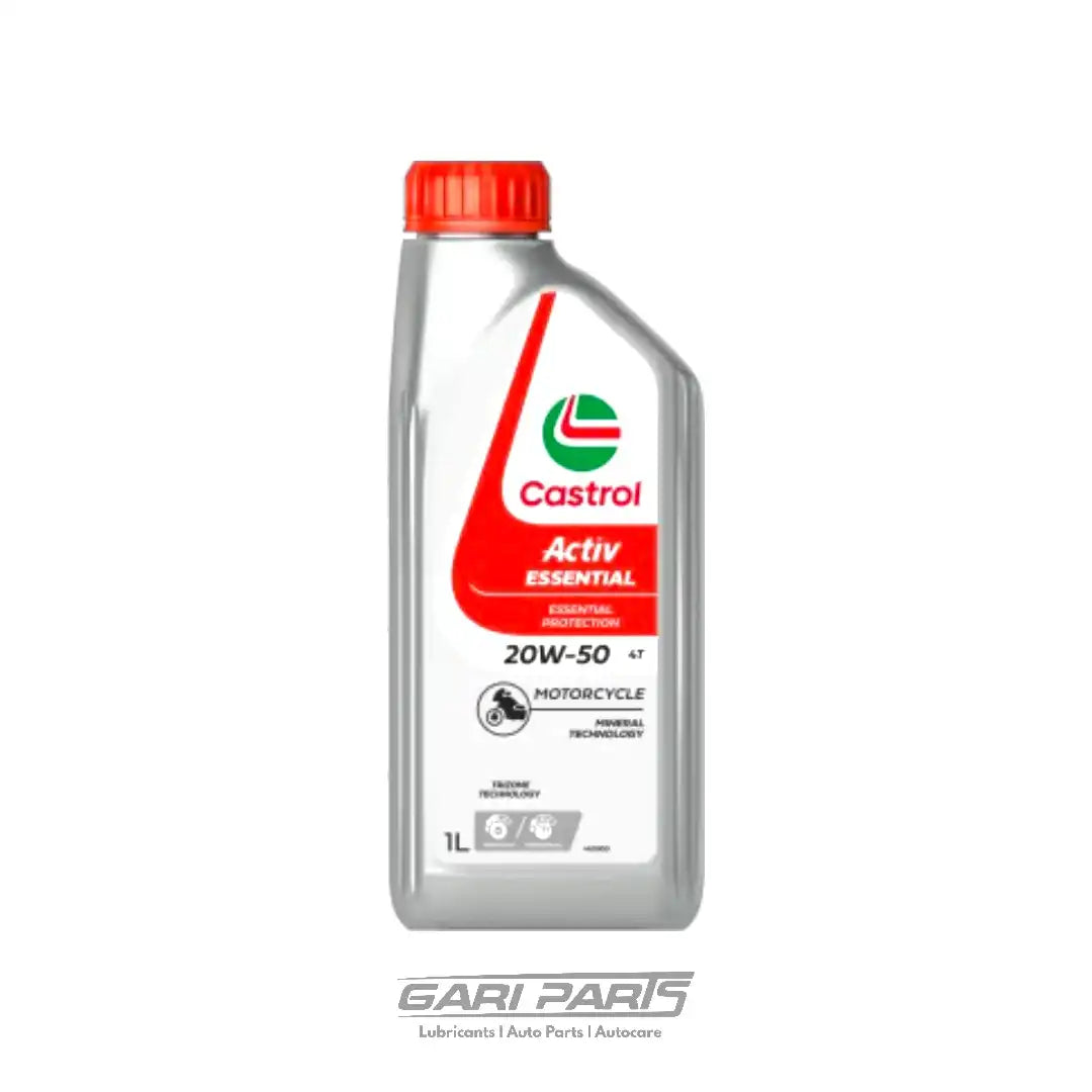 20W-50 CASTROL ACTIVE 4T SAE API SG / JASO MA-2 BIKE ENGINE MOTOR OIL GENUINE BUY FROM GARIPARTS