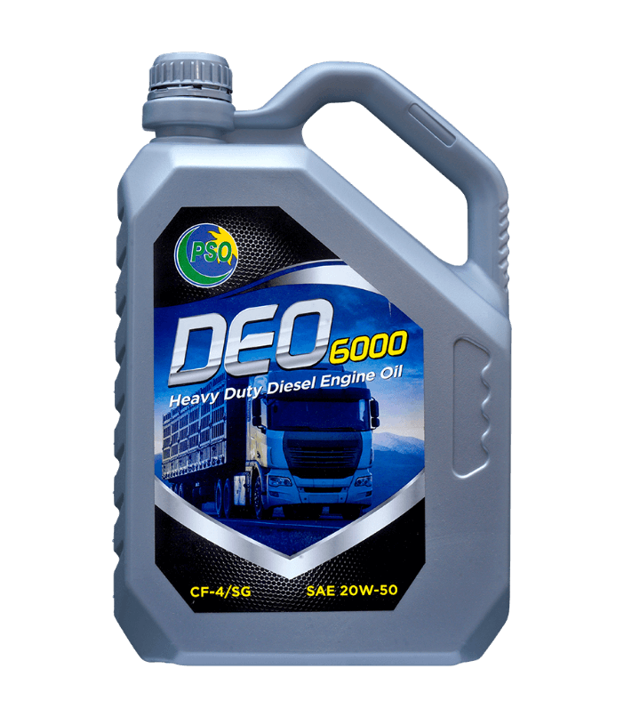 PSO 20W-50 DEO 6000 CF-4/SG, 20W-50 CF-4 DIESEL ENGINE MOTOR OIL