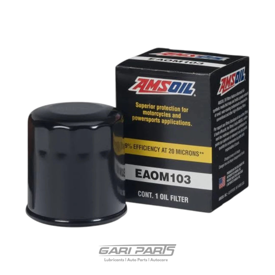 Honda, Kawasaki, Yamaha OIL FILTER AMSOIL EAOM103 Imported Filter by GariParts