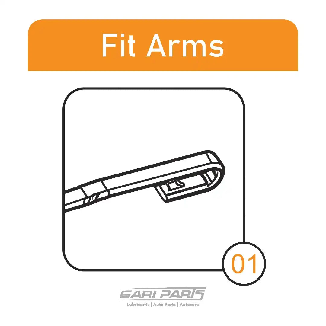 GP 24" 600mm BEAM Wiper Blades Ultra Windscreen GariParts GPW-024B