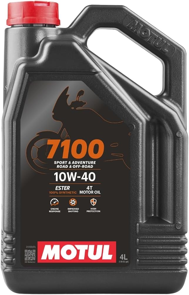MOTUL 7100 10W-40 4T MOTO ESTER 10W40 4T API SP, JASO MA2 BIKE ENGINE MOTOR OIL