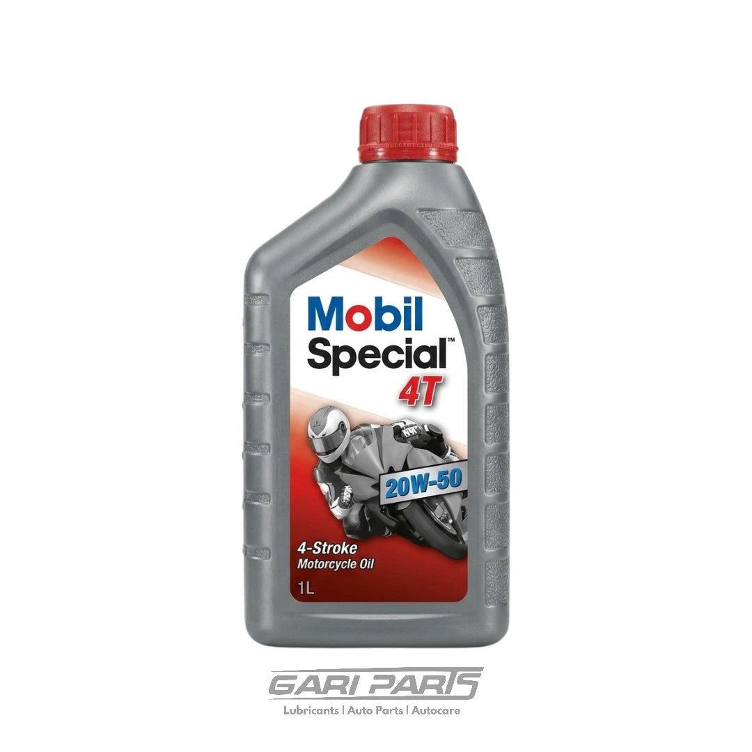 20W-50 Mobil 1 SPECIAL 4T MOTORCYCLE API SG BIKE ENGINE MOTOR OIL GENUINE BUY FROM GARIPARTS