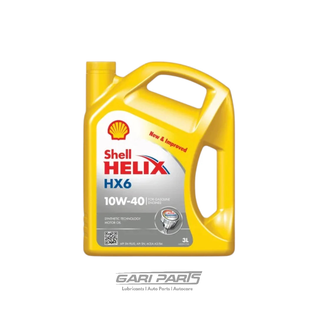Shell Helix HX6 10W-40 Engine Oil 3L Engine Oil + Free Oil Filter with Free Delivery in Karachi
