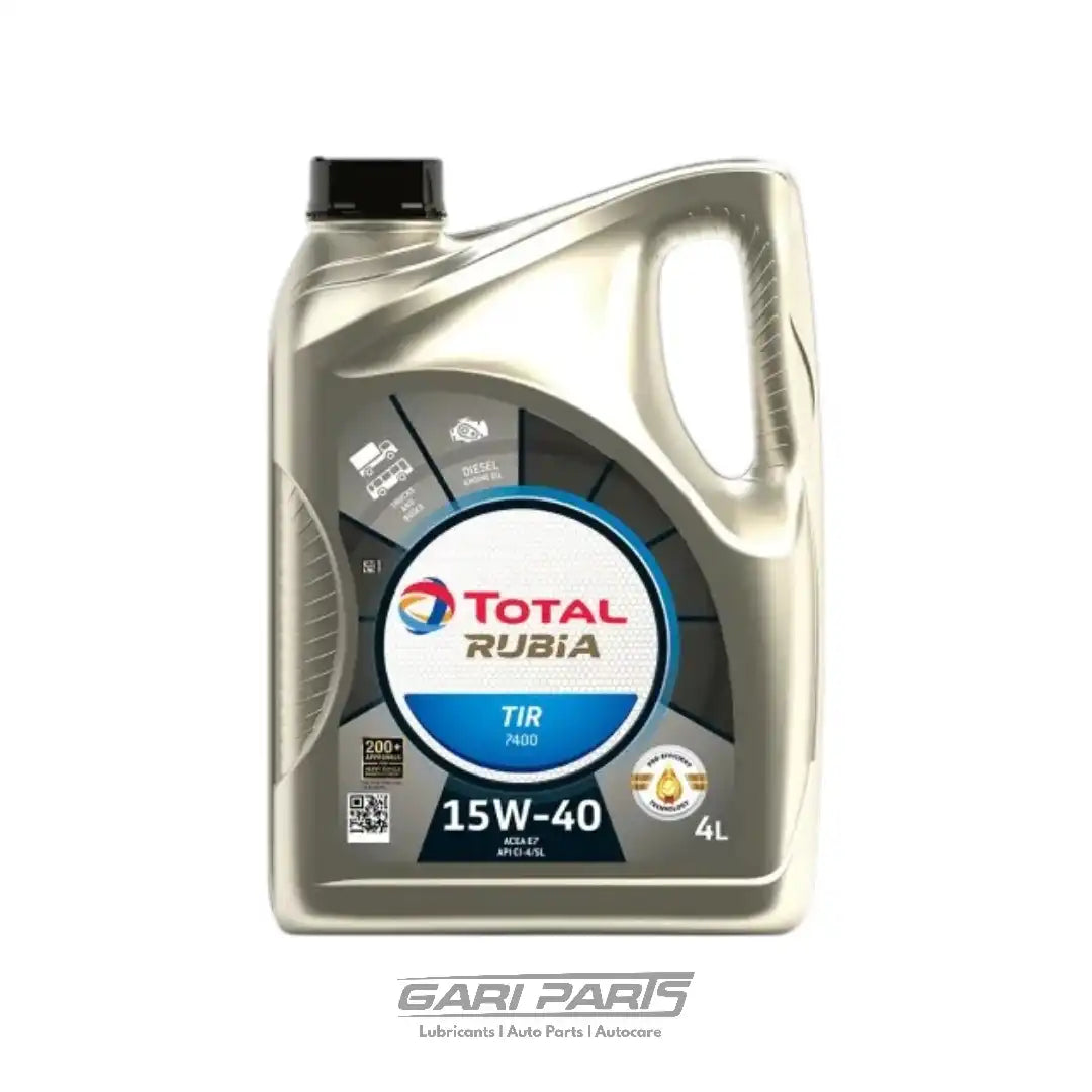 15W-40 TOTAL PARCO RUBIA TIR 7400 API CI-4 DIESEL ENGINE MOTOR OIL GENUINE BUY FROM GARIPARTS