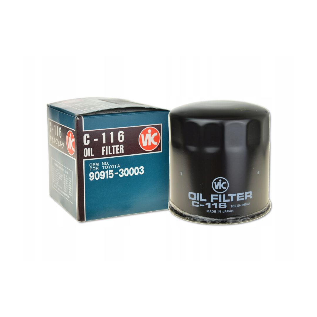 TOYOTA 2 D OIL FILTER VIC MADE IN JAPAN C-116