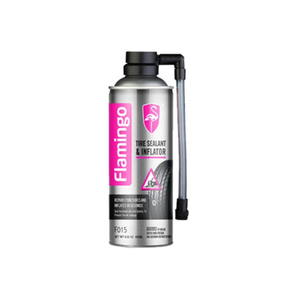 TIRE SEALANT & INFLATOR FLAMINGO Exterior Care 0.5 size