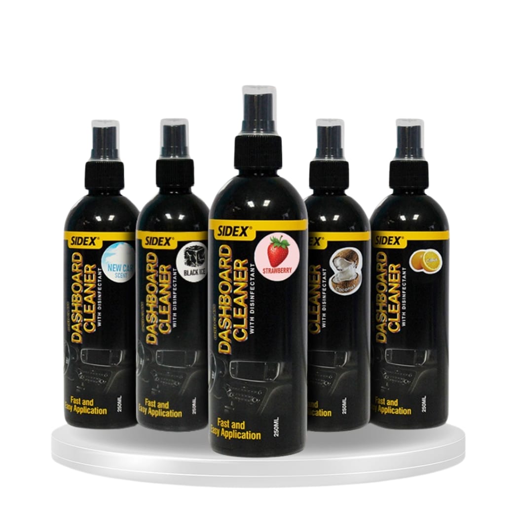 DASHBOARD CLEANER WITH DISINFECTANT NEW CAR SCENT SIDEX