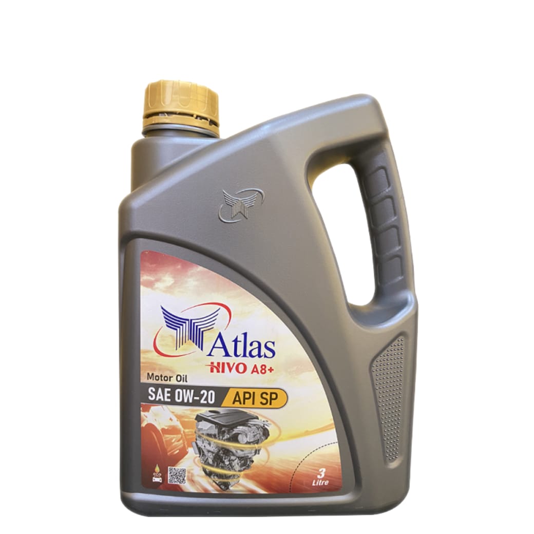 ATLAS 0W-20 MOTOR ENGINE OIL SAE 0W-20 API SP SP PETROL ENGINE MOTOR OIL 3 LITRE