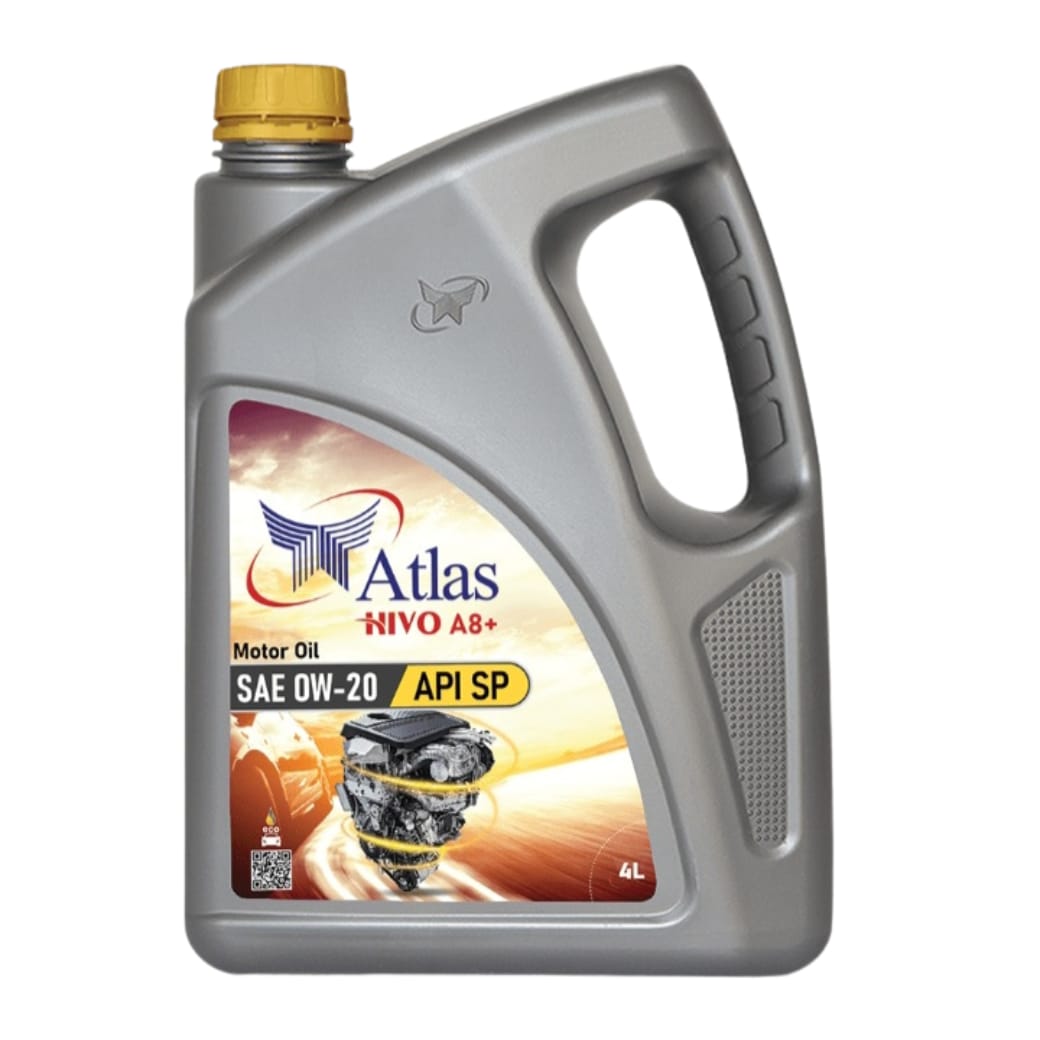 ATLAS 0W-20 MOTOR ENGINE OIL SAE 0W-20 API SP SP PETROL ENGINE MOTOR OIL 4 LITRE
