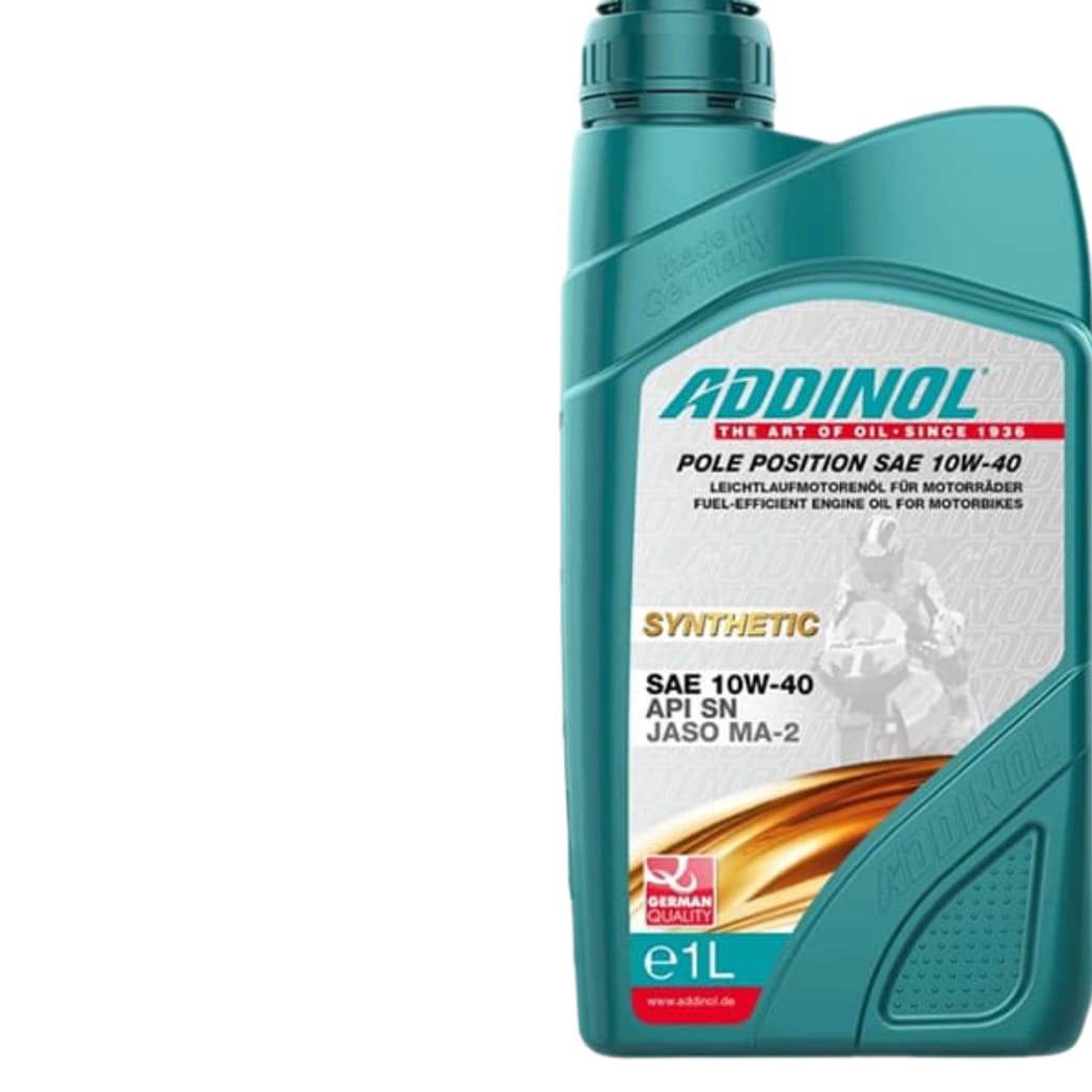 ADDINOL 10W-40 Pole Position 10W-40 JASO MA-2 (Fully Synthetic) SN JASO MA-2 BIKE ENGINE MOTOR OIL 1 LITRE