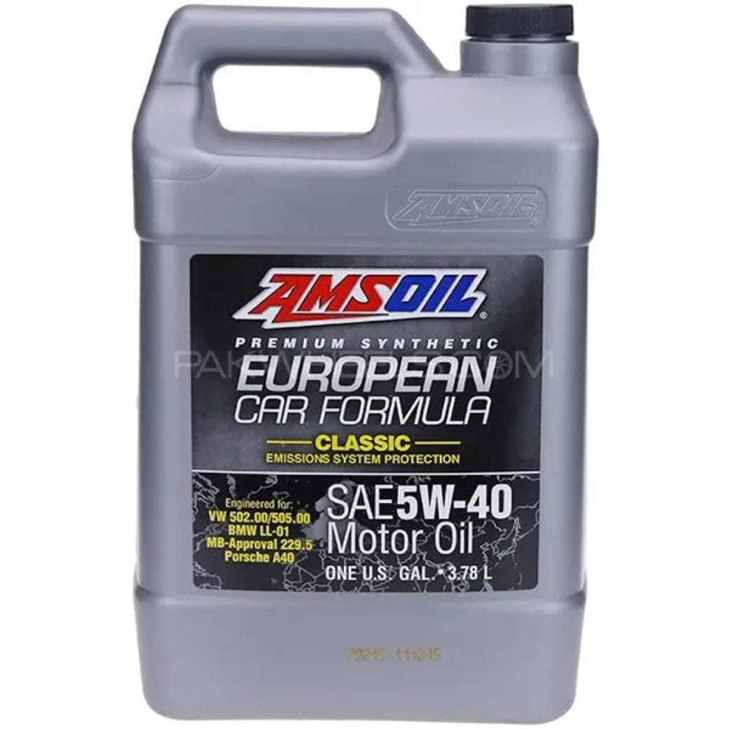 AMSOIL 5W-40 EURO 5W-40 BLACK SERIES SN SN PETROL ENGINE MOTOR OIL 4 LITRE