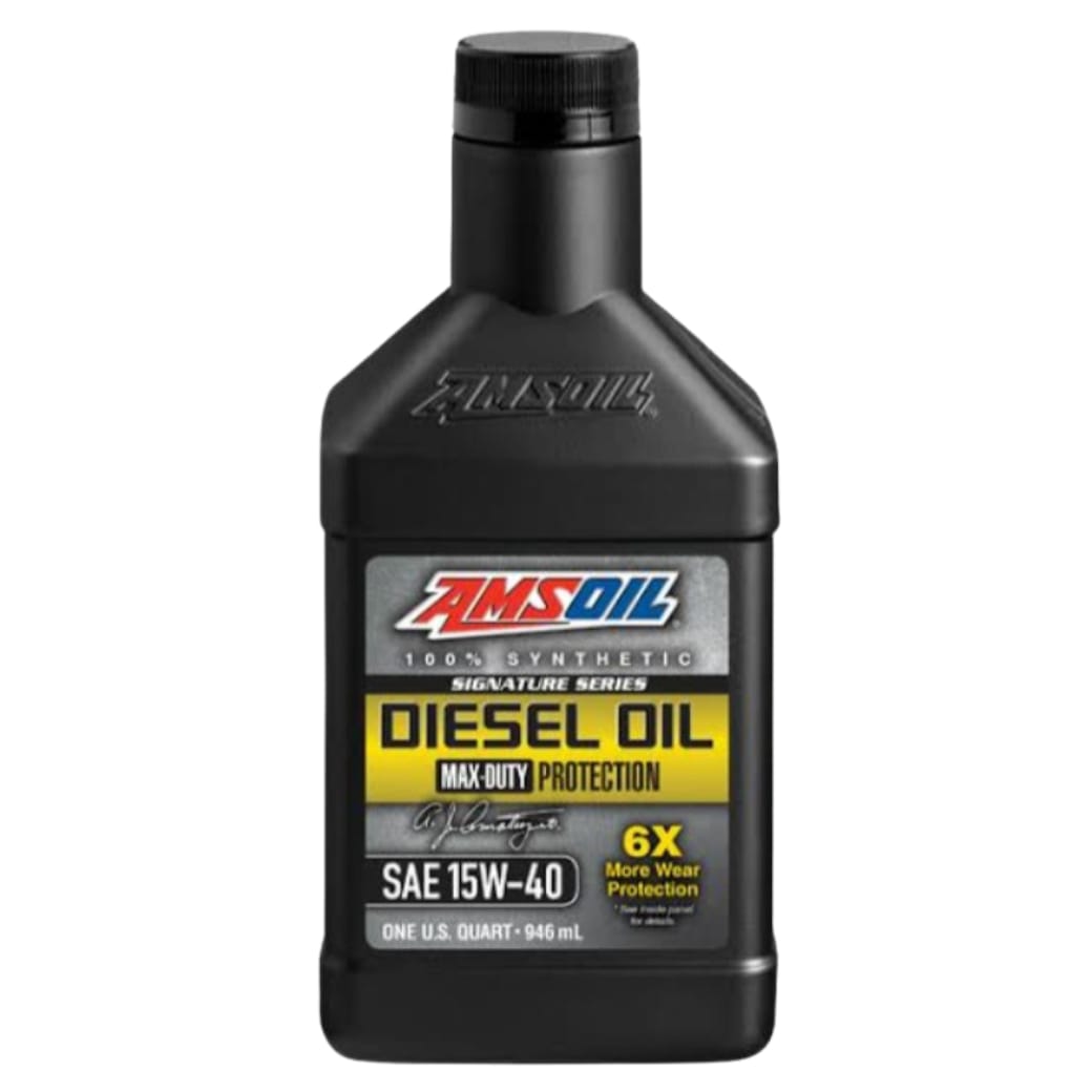 AMSOIL 15W-40 SIGNATURE MAX DUTY 15W40 CK-4 CK-4 DIESEL ENGINE MOTOR OIL 1 LITRE