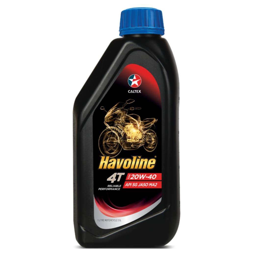CALTEX 20W-50 HAVOLINE® SUPER 4T MOTORCYCLE OIL SAE 20W 50 SN / JASO MA2 BIKE ENGINE MOTOR OIL 0.7 LITRE