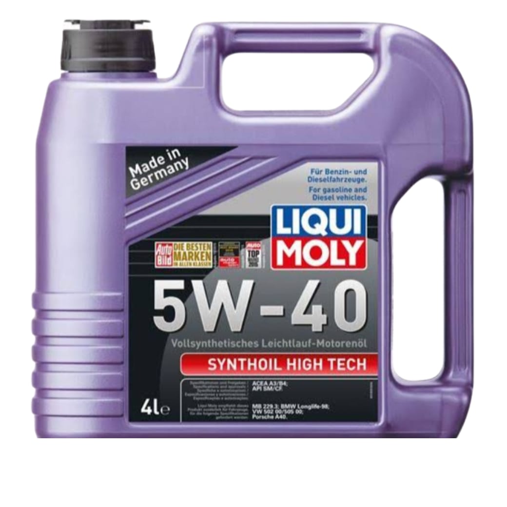 LIQUI MOLY 5W-40 SYNTHOIL HIGH TECH 5W-40 API-SM SM PETROL ENGINE MOTOR OIL 4 LITRE