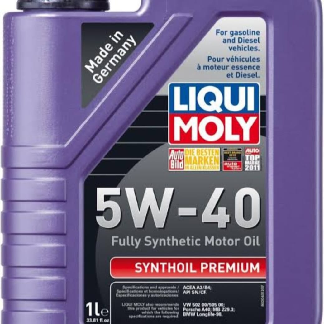 LIQUI MOLY 5W-40 SYNTHOIL HIGH TECH 5W-40 API-SN SN PETROL ENGINE MOTOR OIL 1 LITRE