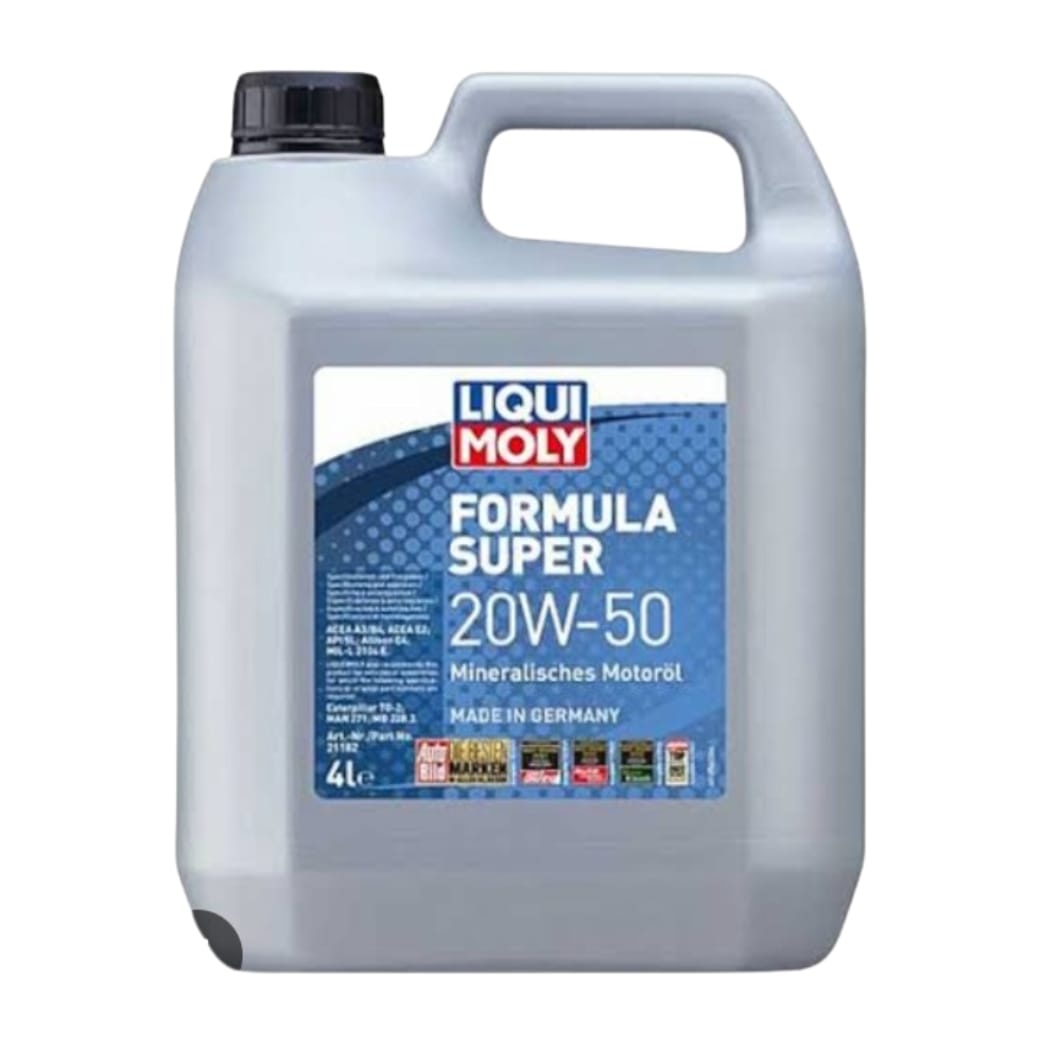 LIQUI MOLY 20W-50 FORMULA SUPER 20W-50 API-SL SL PETROL ENGINE MOTOR OIL 4 LITRE