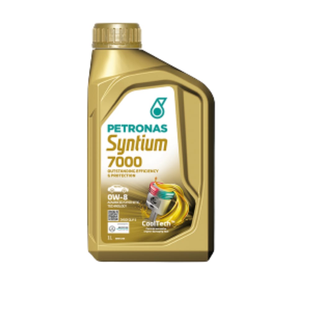 PETRONAS 0W-8 SYNTIUM 7000 0W-8 FOUR WHEELERS GASOLINE HYBIRD ENGINE OIL FULLY SYNTHETIC API SP SP PETROL ENGINE MOTOR OIL 1 LITRE