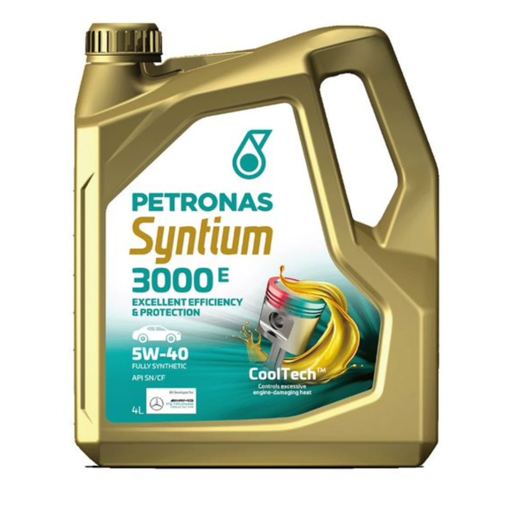 PETRONAS 5W-40 SYNTIUM 3000 5W-40 FOUR WHEELERS GASOLINE ENGINE OIL SYNTHETIC API SN SN PETROL ENGINE MOTOR OIL 4 LITRE
