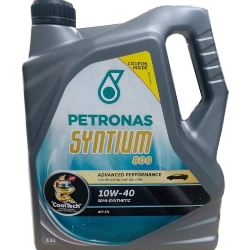 PETRONAS 10W-40 SYNTIUM 800 10W-40 ME FOUR WHEELERS GASOLINE ENGINE OIL SYNTHETIC API SN SN PETROL ENGINE MOTOR OIL 3 LITRE