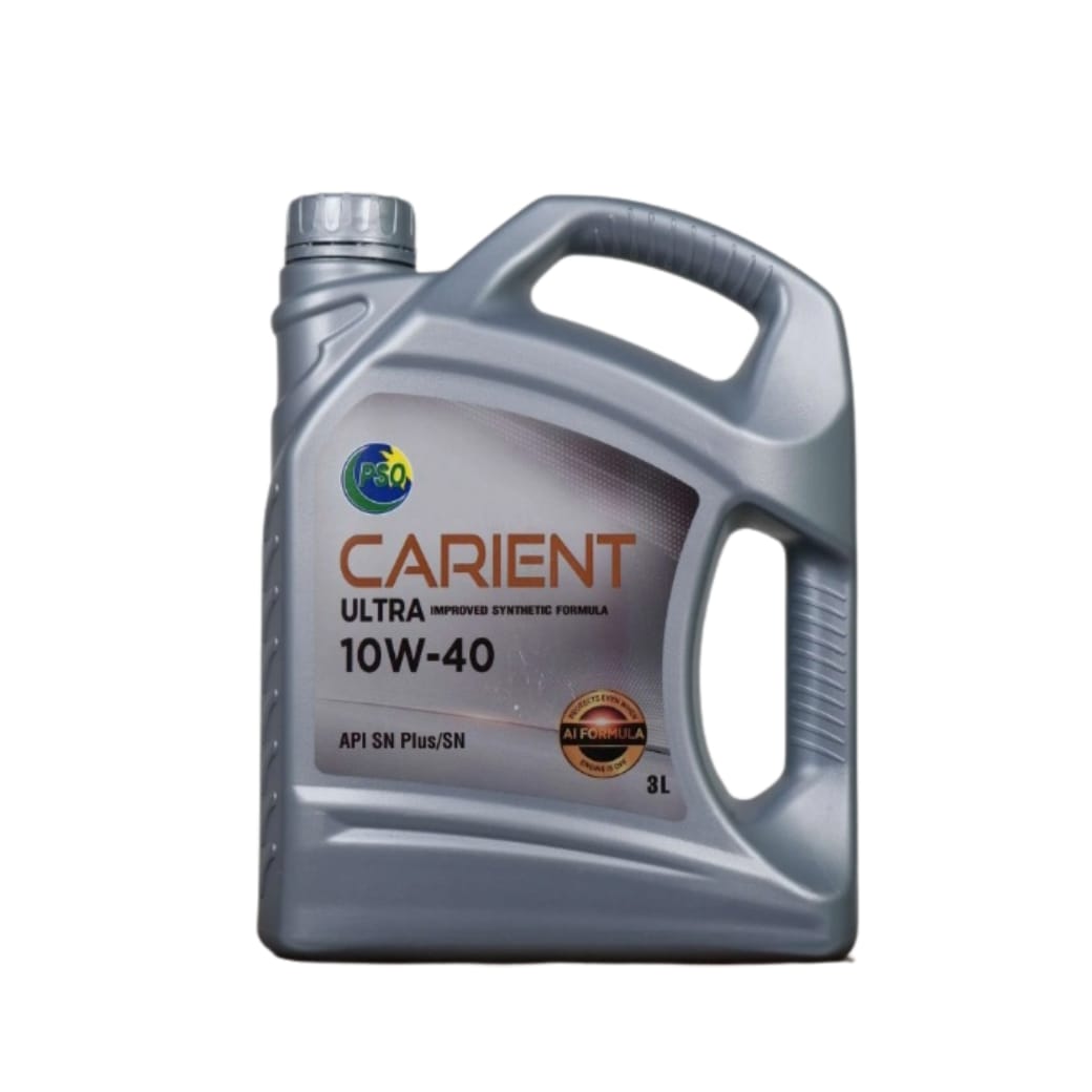 PSO 10W-40 CARIENT ULTRA 10W-40 Sn/CF(WITH AI FORMULA) SN PETROL ENGINE MOTOR OIL 3 LITRE