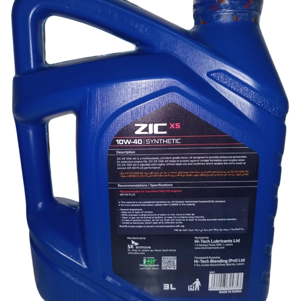 ZIC 10W-40 X7000 10W-40 DIESEL CI-4 DIESEL ENGINE MOTOR OIL 4 LITRE
