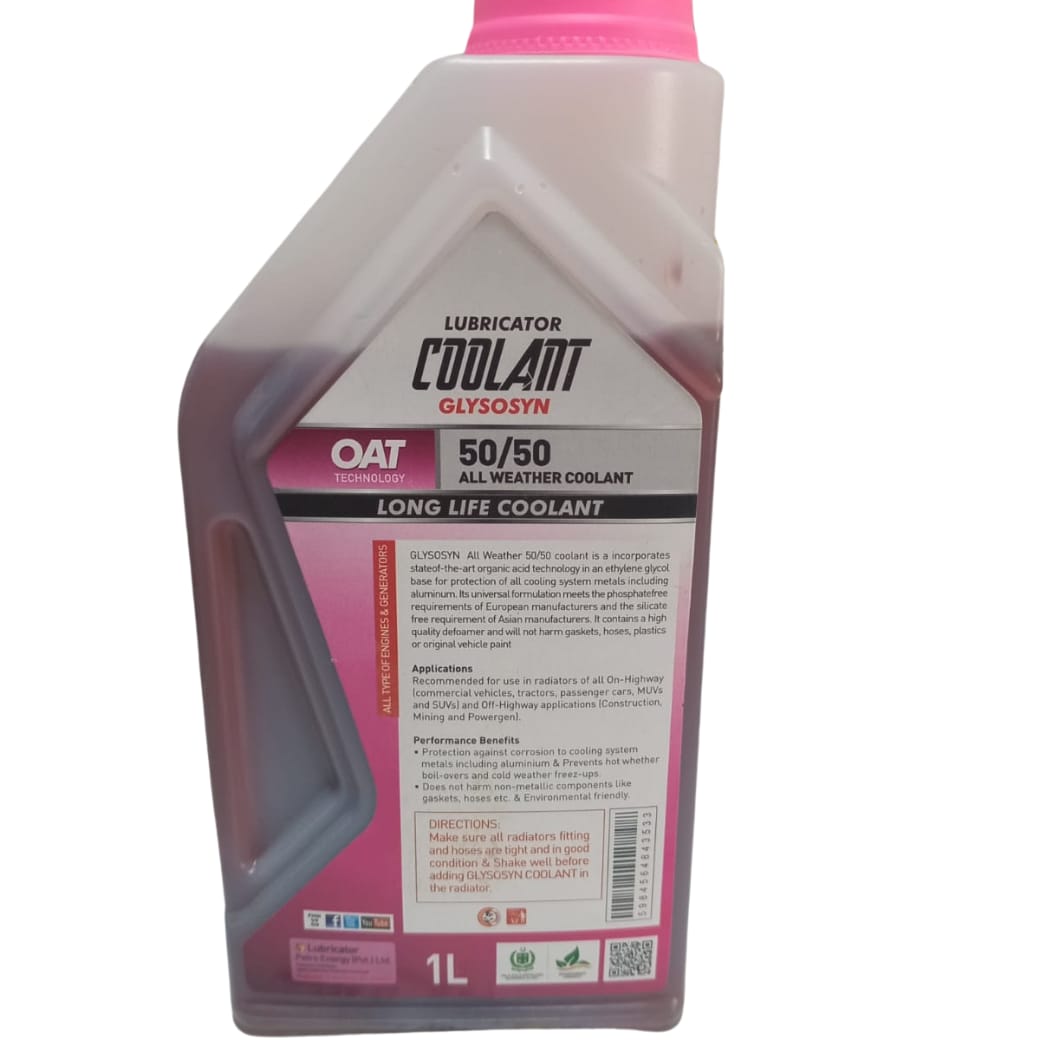 Lubricator GLYSOSYN ALL WEATHER COOLANT RED 1 liter
