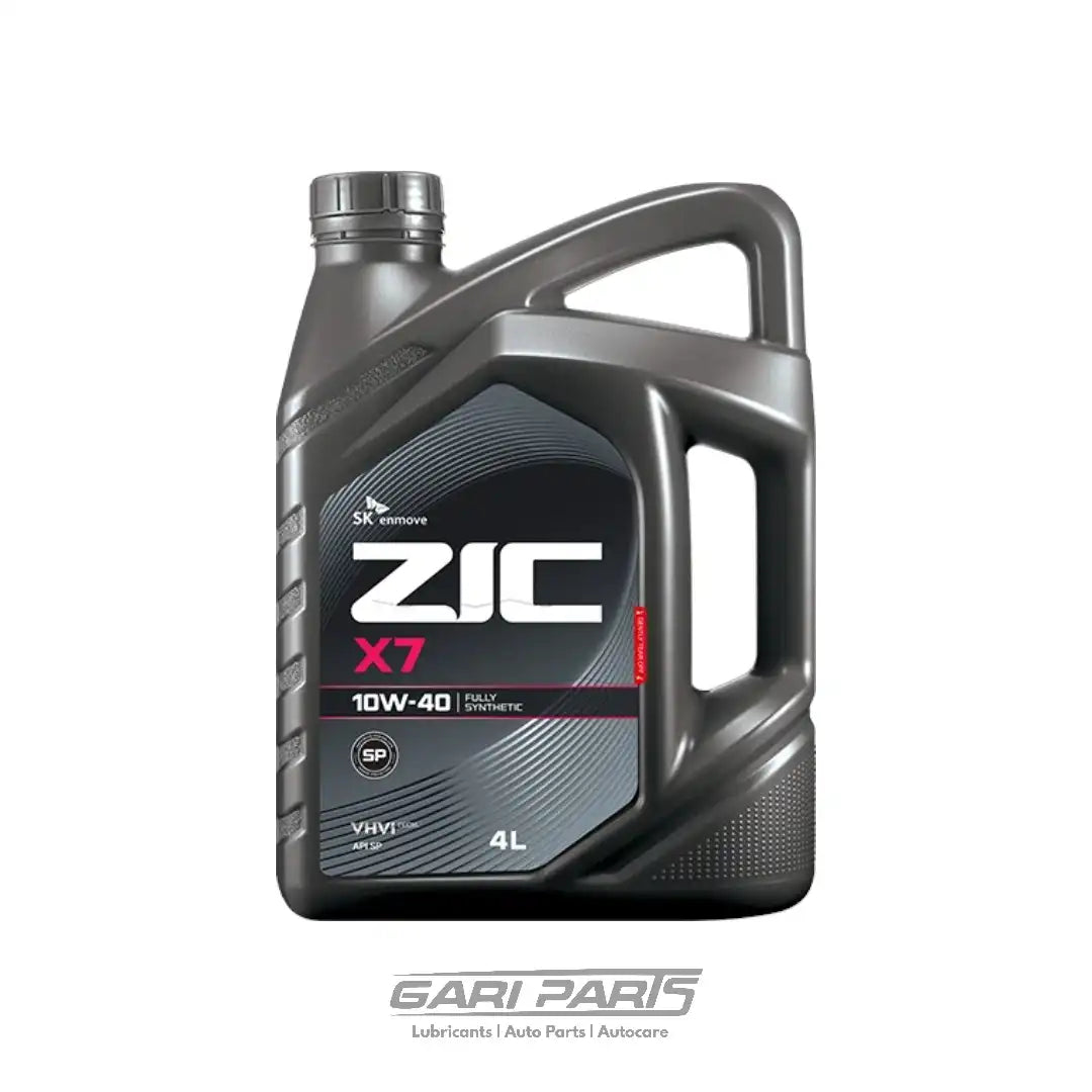 10W-40 ZIC X7 (A) SYNTHETIC API SP PETROL ENGINE MOTOR OIL GENUINE BUY FROM GARIPARTS