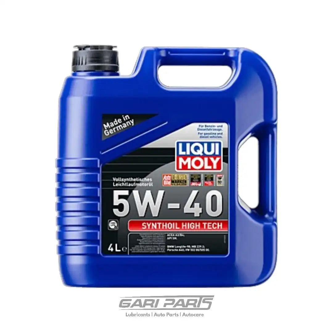 5W-40 LIQUI MOLY SYNTHOIL HIGH TECH API SN PETROL ENGINE MOTOR OIL GENUINE BUY FROM GARIPARTS