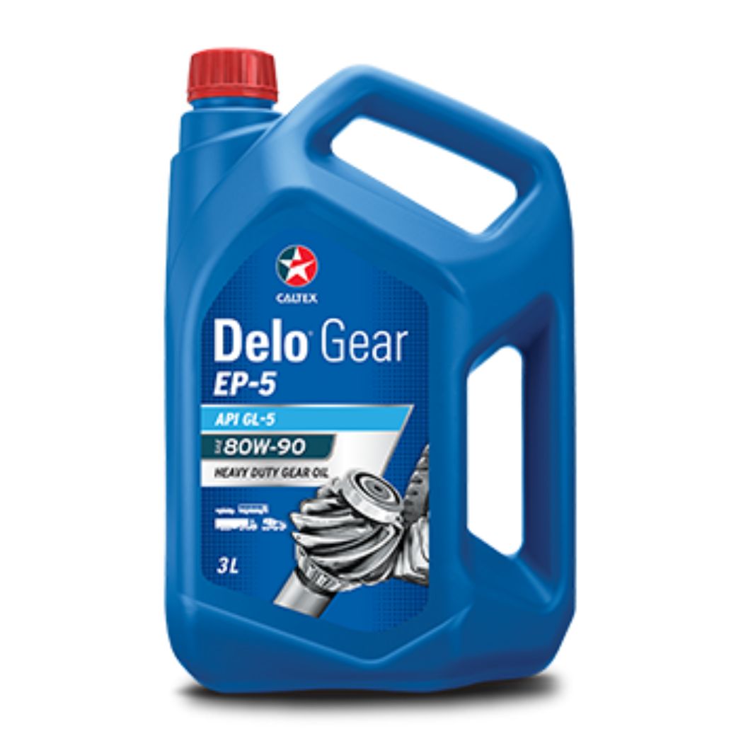 CALTEX HDG-80-3LT 80W-90 Delo Gear EP-5 SAE 80W-90 GL5 3