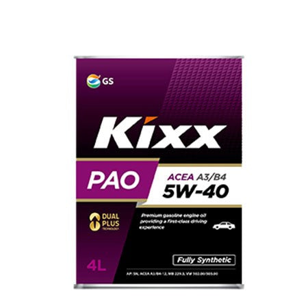 KIXX  5W-40  PAO API SN/CF 5W-40  SN  PETROL  ENGINE MOTOR OIL