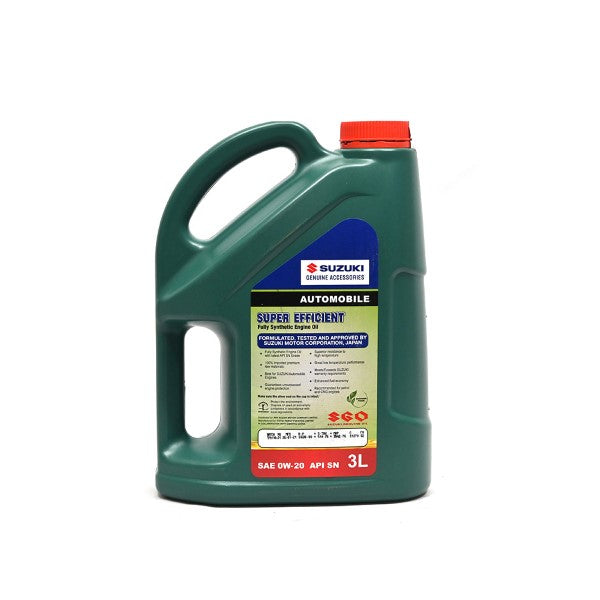 SUZUKI GENUINE 0W-20 SAE 0W-20 - Fully Synthetic Engine Oil SUPER EFFICIENT SN+ PETROL ENGINE MOTOR OIL