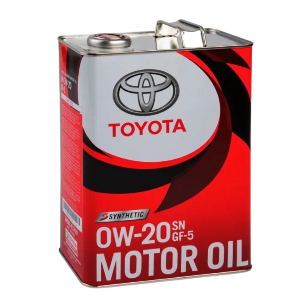 TOYOTA GENUINE 0W-20 GF-5 SYNTHETIC 0W-20 TOYOTA TIN RED SP PETROL ENGINE MOTOR OIL