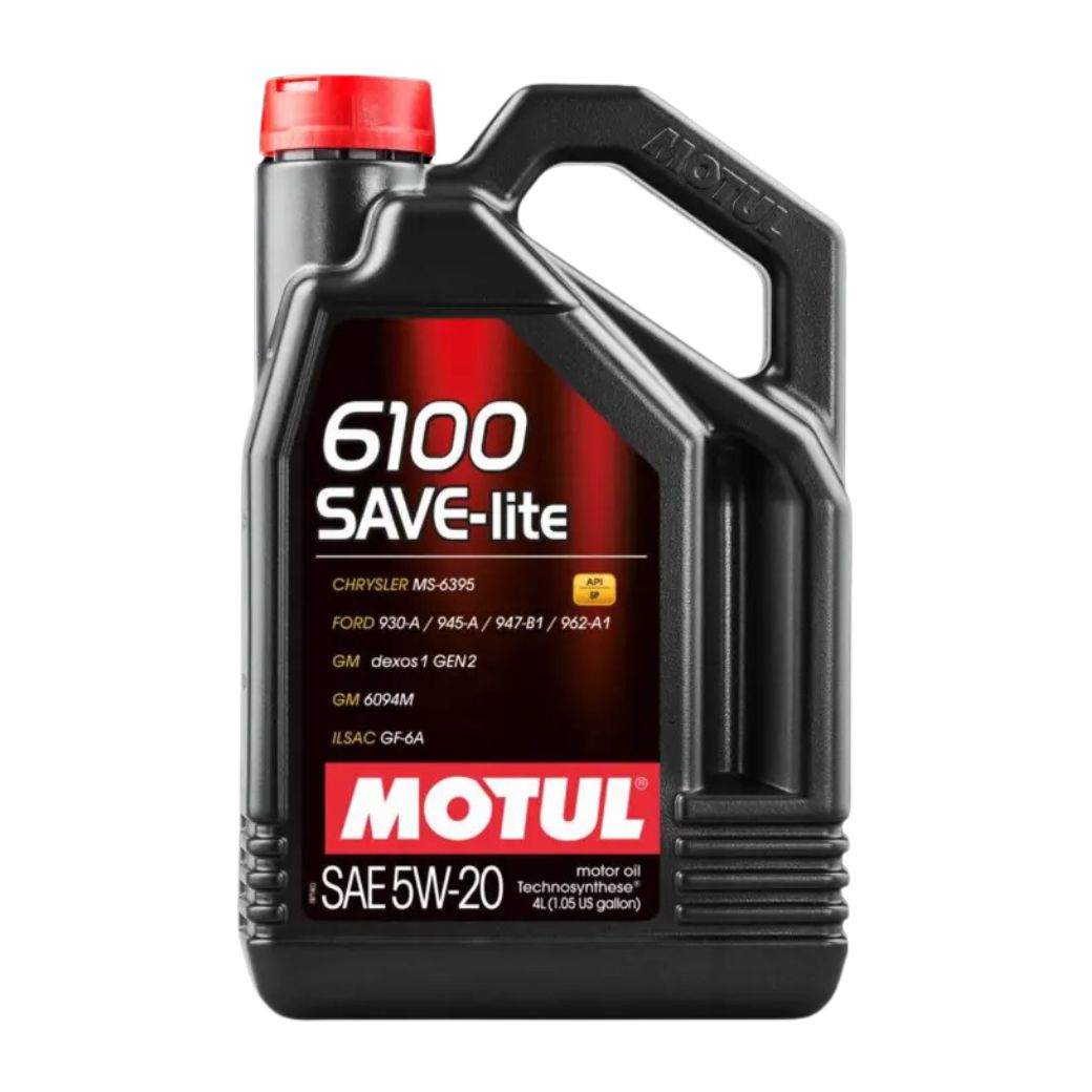 MOTUL 5W-20 6100 TECHNO SERIES SAVE-LITE 5W20 (Petrol & Diesel Lubricant) SP SP DIESEL ENGINE MOTOR OIL
