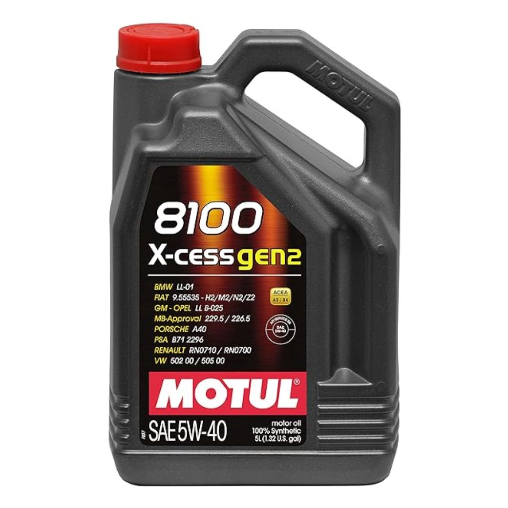 MOTUL 5W-40 8100 ESTER SERIES (PCMO) X-CESS GEN2 5W-40 (Petrol & Diesel Lubricant) SN SN PETROL ENGINE MOTOR OIL