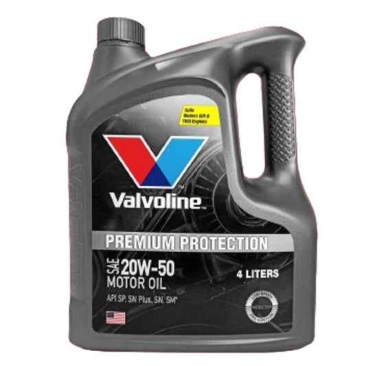 VALVOLINE  20W-50  Premium Protection 20W-50 SP/SN+  SP  PETROL  ENGINE MOTOR OIL  4  LITRE