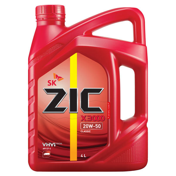 ZIC 20W-50 X3000 20W-50 CD/ CF4 CD DIESEL ENGINE MOTOR OIL