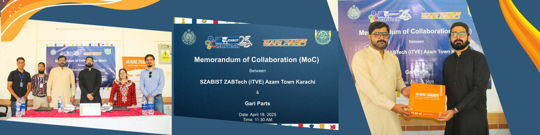 Bridging the Gap Between Industry and Education: Gari Parts x SZABIST ZABTech (iTVE)