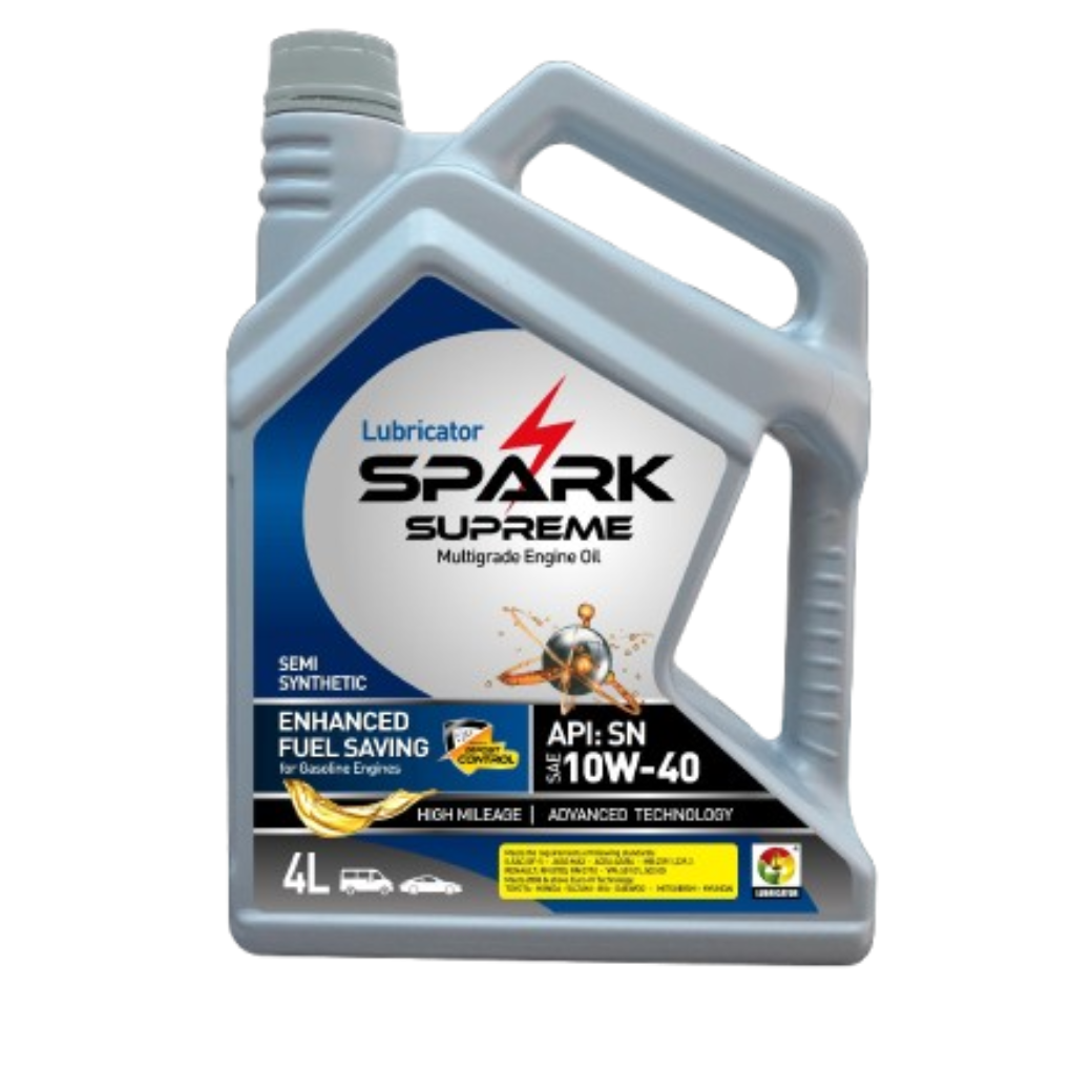 SPARK SUPREME ENHANCED FUEL SAVING 10W-40 SN GASOLINE ENGINE OIL