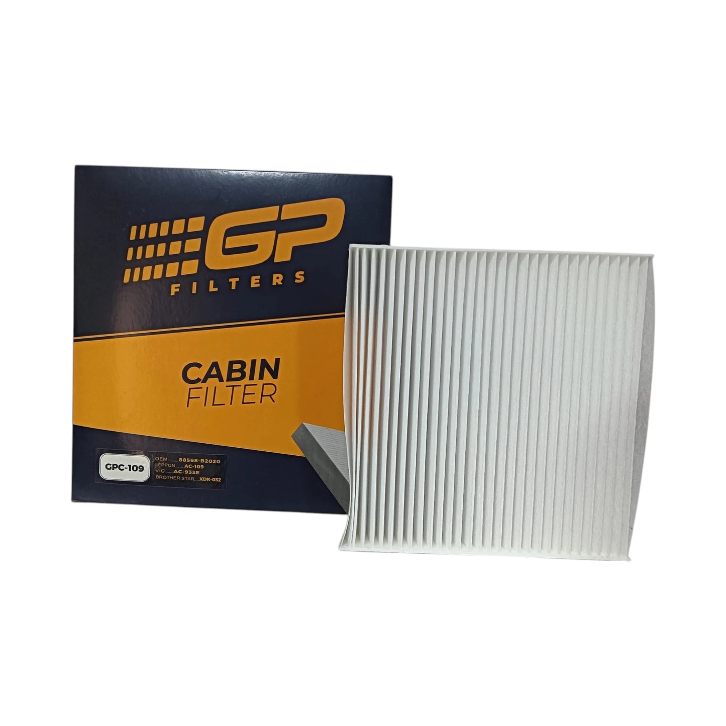 TOYOTA XLI NEW , VITZ , NEW PRIUS - CABIN/AC FILTER  GP BRAND (IMPORTED) 87139-06080 GPC-101