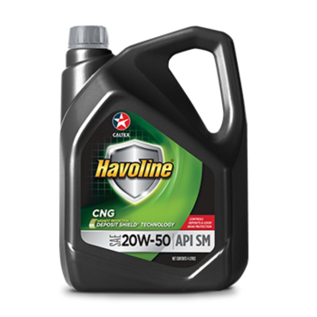 CALTEX  20W-50  HAVOLINE CNG SAE 20W-50 SM  SM  CNG  ENGINE MOTOR OIL