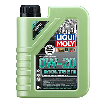 LIQUI MOLY   0W-20  MOLYGEN NEW GENERATION FULLY SYNTHETIC 0W-20  SP  PETROL  ENGINE MOTOR OIL