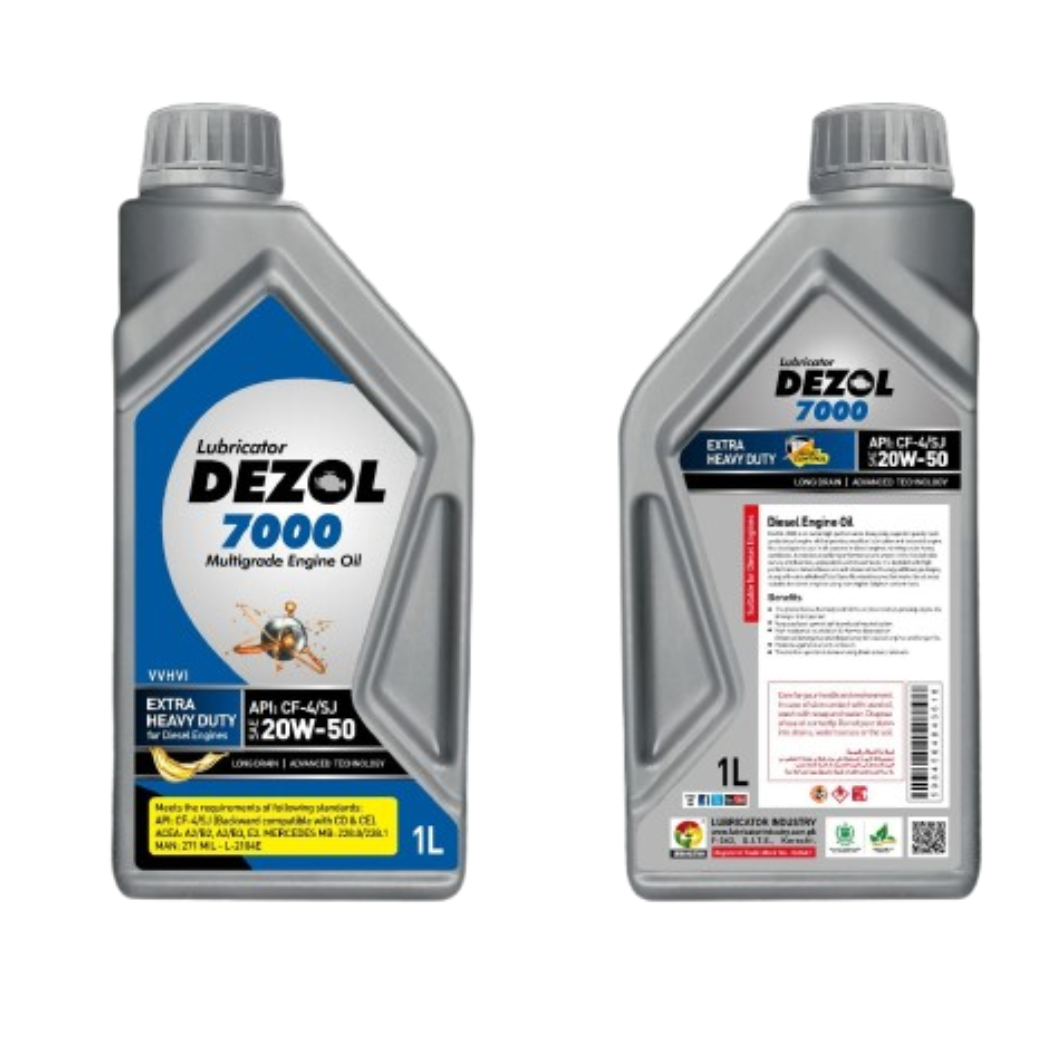 DEZOL 7000 20W-50 CF-4/SJ DIESEL ENGINE OIL
