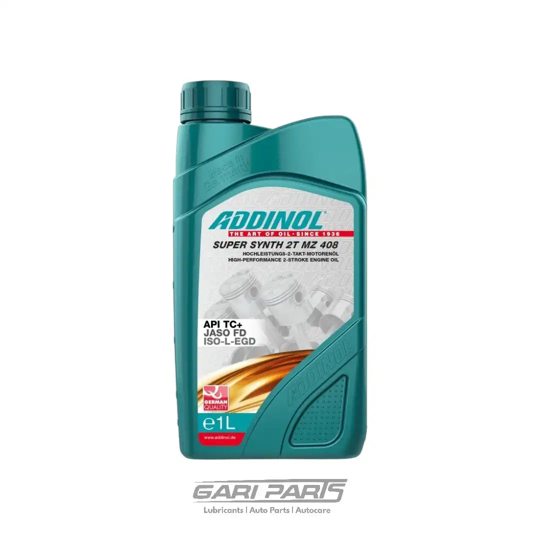2T ADDINOL Super Synth 2 T MZ 408 JASO FD (Fully Synthetic) API JASO FB BIKE ENGINE MOTOR OIL GENUINE BUY FROM GARIPARTS