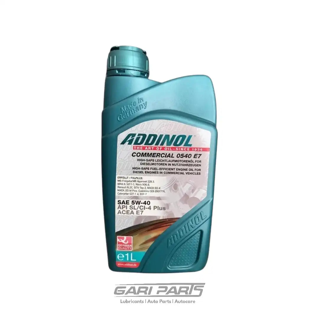 5W-40 ADDINOL Commercial E7 (Fully Synthetic) CI-4 Plus API CI-4 DIESEL ENGINE MOTOR OIL GENUINE BUY FROM GARIPARTS