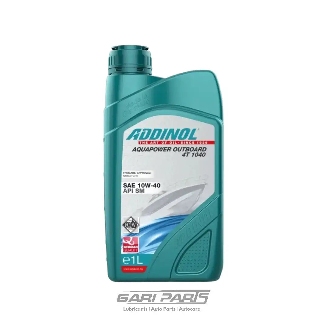 10W-40 ADDINOL Aquapower Outboard 4 T FC-W API SM OUTBOARD MARINE ENGINE MOTOR OIL GENUINE BUY FROM GARIPARTS