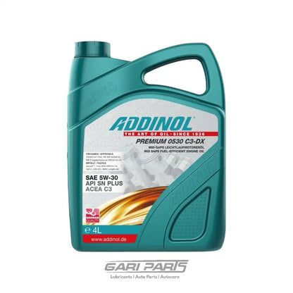 5W-30 ADDINOL Premium C3-DX DEXOS2 SN/CF API SP PETROL ENGINE MOTOR OIL GENUINE BUY FROM GARIPARTS